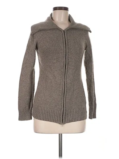 Pre-owned Eddie Bauer Cardigan Sweater In Gray