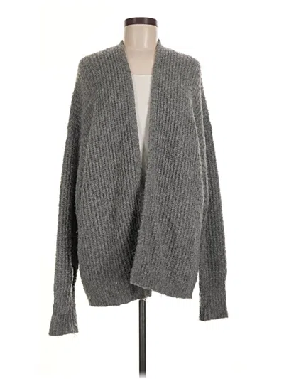 Pre-owned Eddie Bauer Cardigan Sweater In Gray
