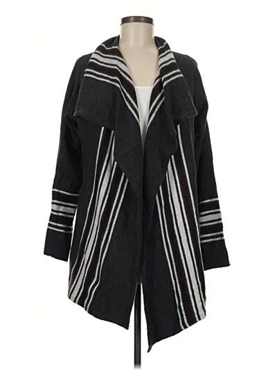 Pre-owned Eddie Bauer Cardigan Sweater In Gray