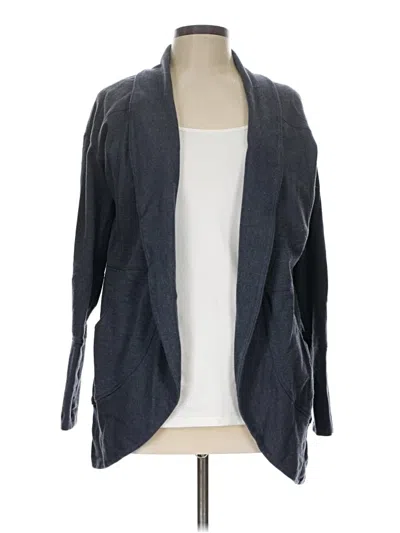 Pre-owned Eddie Bauer Cardigan Sweater In Gray
