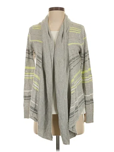 Pre-owned Eddie Bauer Cardigan Sweater In Gray