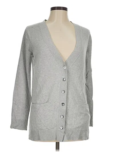 Pre-owned Eddie Bauer Cardigan Sweater In Gray