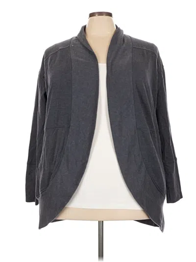 Pre-owned Eddie Bauer Cardigan Sweater In Gray