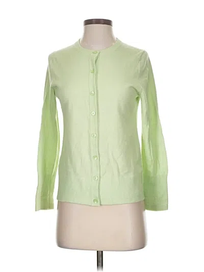 Pre-owned Eddie Bauer Cardigan Sweater In Green