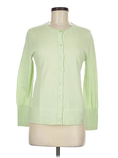 Pre-owned Eddie Bauer Cardigan Sweater In Green