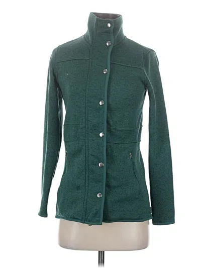 Pre-owned Eddie Bauer Cardigan Sweater In Green