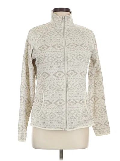 Pre-owned Eddie Bauer Cardigan Sweater In Ivory