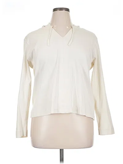 Pre-owned Eddie Bauer Cardigan Sweater In Ivory