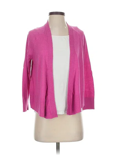Pre-owned Eddie Bauer Cardigan Sweater In Pink