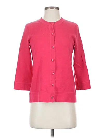 Pre-owned Eddie Bauer Cardigan Sweater In Pink