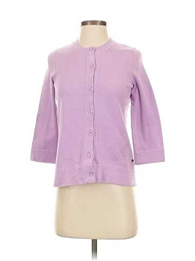 Pre-owned Eddie Bauer Cardigan Sweater In Purple