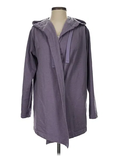 Pre-owned Eddie Bauer Cardigan Sweater In Purple
