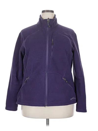 Pre-owned Eddie Bauer Cardigan Sweater In Purple