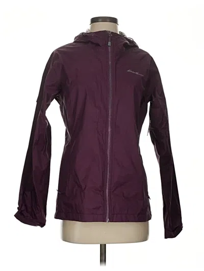 Pre-owned Eddie Bauer Cardigan Sweater In Purple