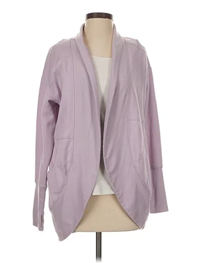 Pre-owned Eddie Bauer Cardigan Sweater In Purple