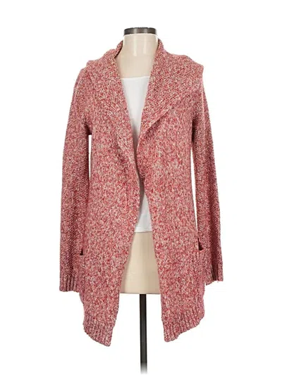 Pre-owned Eddie Bauer Cardigan Sweater In Red