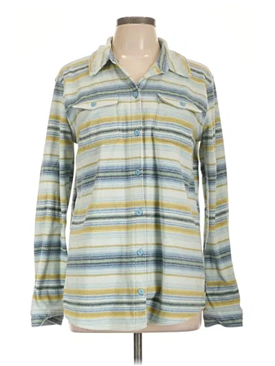 Pre-owned Eddie Bauer Cardigan Sweater In Teal