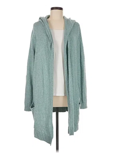 Pre-owned Eddie Bauer Cardigan Sweater In Teal
