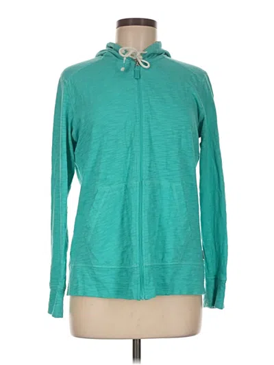 Pre-owned Eddie Bauer Cardigan Sweater In Teal