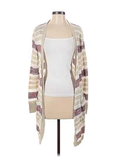 Pre-owned Eddie Bauer Cardigan Sweater In White