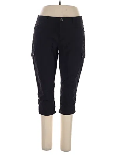 Pre-owned Eddie Bauer Cargo Pants In Black