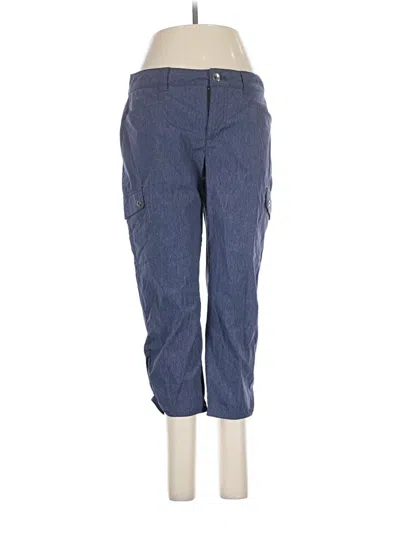 Pre-owned Eddie Bauer Cargo Pants In Blue