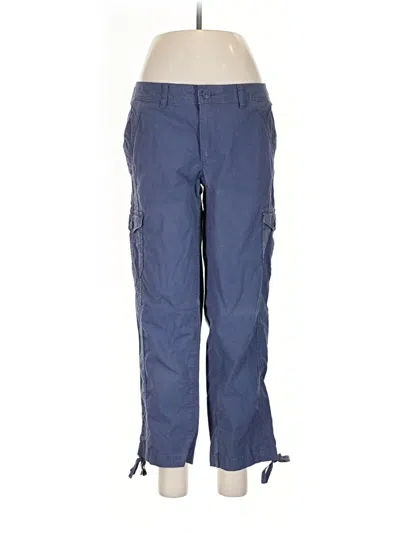 Pre-owned Eddie Bauer Cargo Pants In Blue