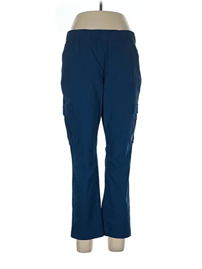 Pre-owned Eddie Bauer Cargo Pants In Blue
