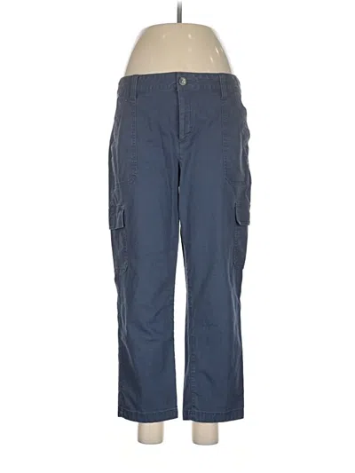 Pre-owned Eddie Bauer Cargo Pants In Blue