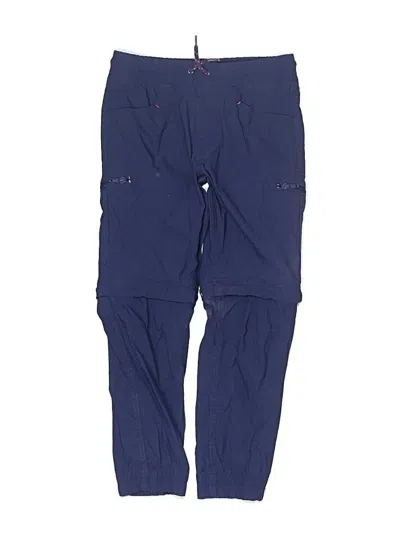 Pre-owned Eddie Bauer Kids' Cargo Pants In Blue