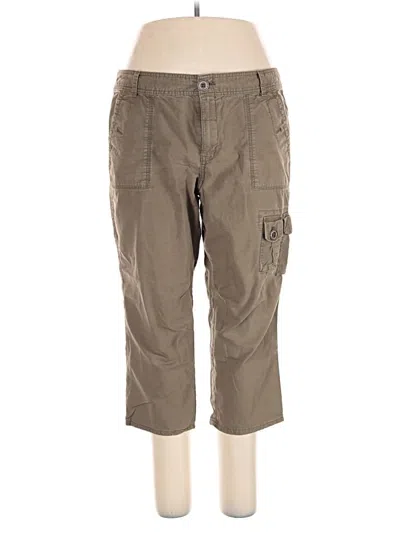 Pre-owned Eddie Bauer Cargo Pants In Brown
