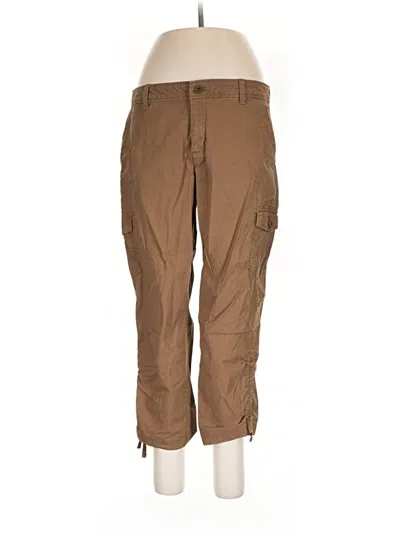 Pre-owned Eddie Bauer Cargo Pants In Brown