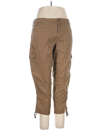 Pre-owned Eddie Bauer Cargo Pants In Brown