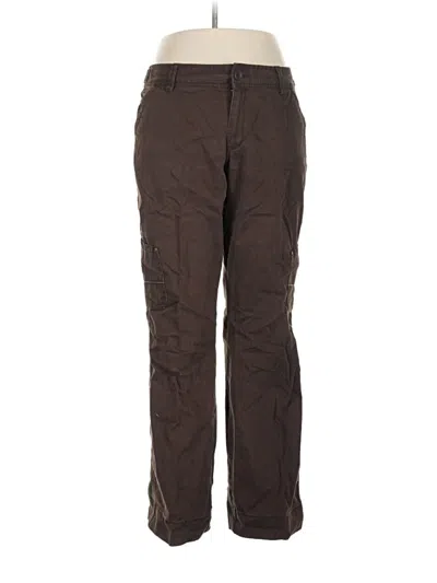 Pre-owned Eddie Bauer Cargo Pants In Brown