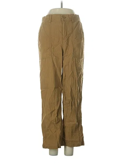 Pre-owned Eddie Bauer Cargo Pants In Gold