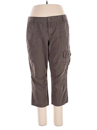 Pre-owned Eddie Bauer Cargo Pants In Gray