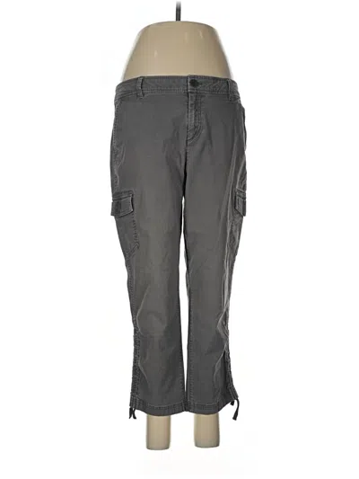 Pre-owned Eddie Bauer Cargo Pants In Gray