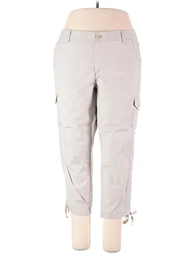 Pre-owned Eddie Bauer Cargo Pants In Gray