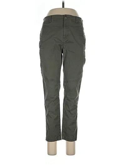 Pre-owned Eddie Bauer Cargo Pants In Green
