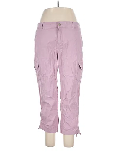 Pre-owned Eddie Bauer Cargo Pants In Pink