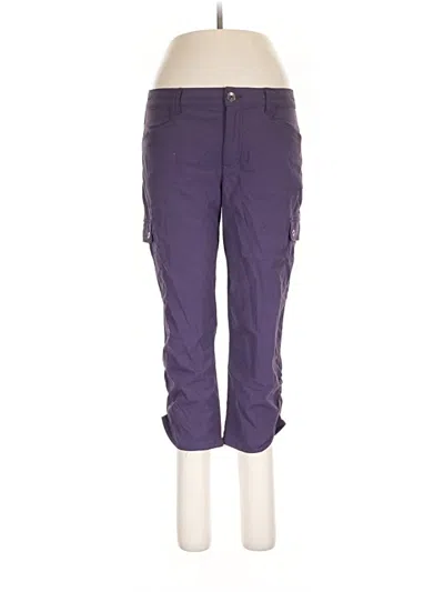 Pre-owned Eddie Bauer Cargo Pants In Purple