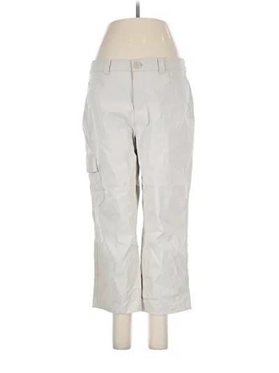 Pre-owned Eddie Bauer Cargo Pants In Silver