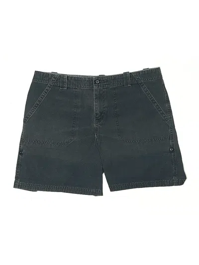 Pre-owned Eddie Bauer Cargo Shorts In Black