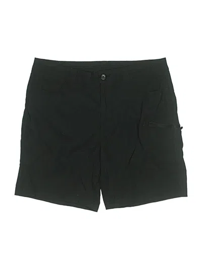 Pre-owned Eddie Bauer Cargo Shorts In Black