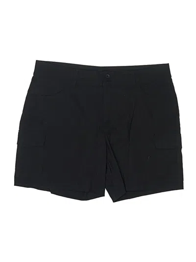 Pre-owned Eddie Bauer Cargo Shorts In Black