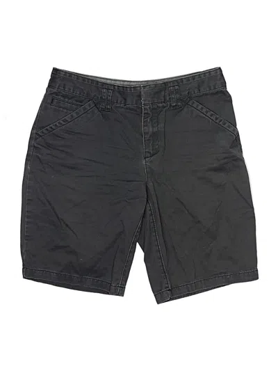 Pre-owned Eddie Bauer Cargo Shorts In Black