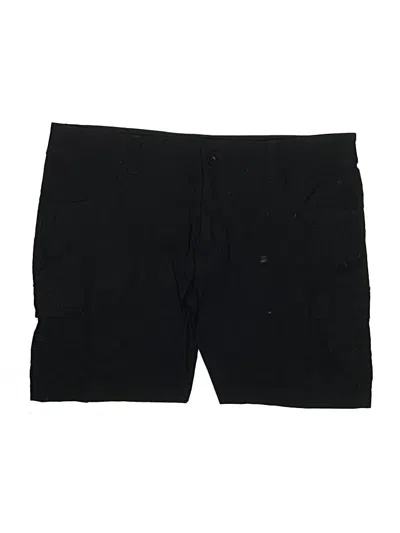 Pre-owned Eddie Bauer Cargo Shorts In Black