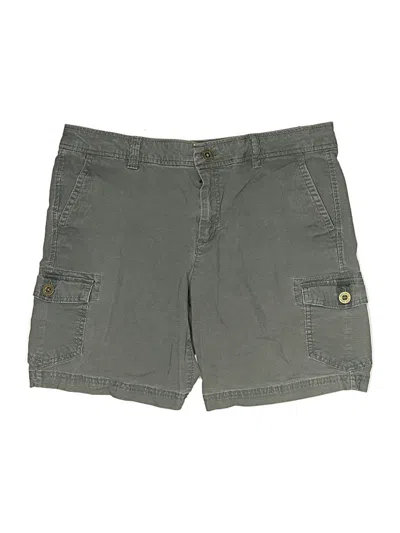 Pre-owned Eddie Bauer Cargo Shorts In Gray