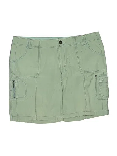 Pre-owned Eddie Bauer Cargo Shorts In Green
