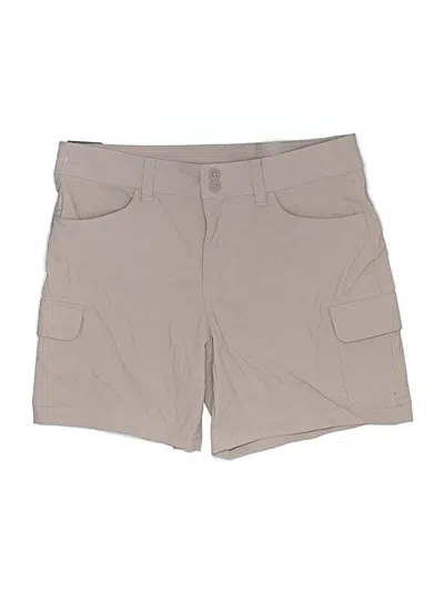 Pre-owned Eddie Bauer Cargo Shorts In Tan